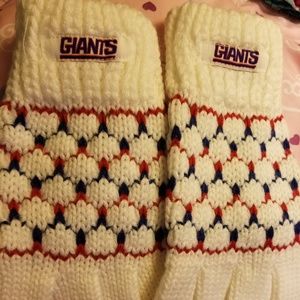 Womens NY Giants gloves